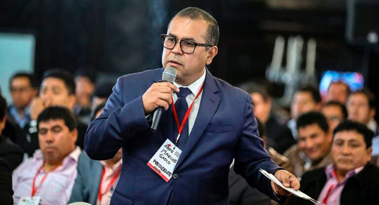 Alcalde de Chiclayo y Presidente de la Asociación de Municipalidades del Perú Marco Gasco Arrobas, invoca a las nuevas autoridades electas. A FORTALECER LOS GOBIERNOS LOCALES DESDE LA AMPE