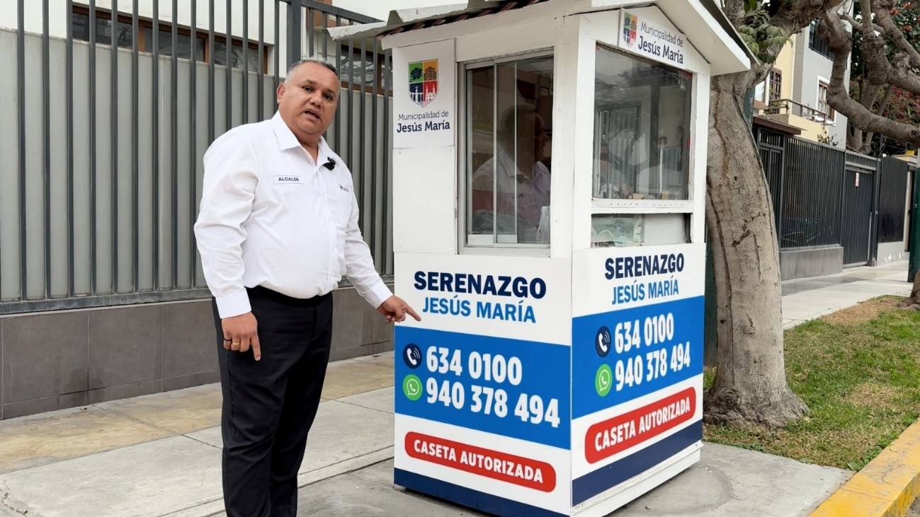 ALCALDE DE JESÚS MARÍA, JESÚS GÁLVEZ, DESCENTRALIZA LA SEGURIDAD EN SU DISTRITO  – Ed.1084